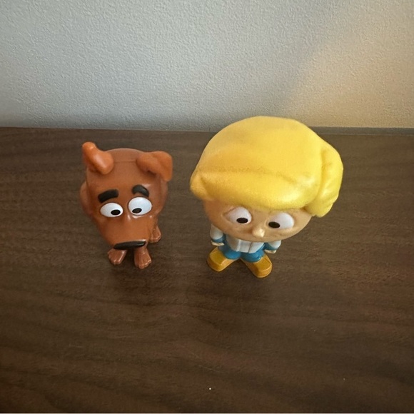 SOLD- Scooby-Doo FRED And SCOOBY-DOO Bobble Head Toys From 2021 McDonalds - Picture 6 of 8